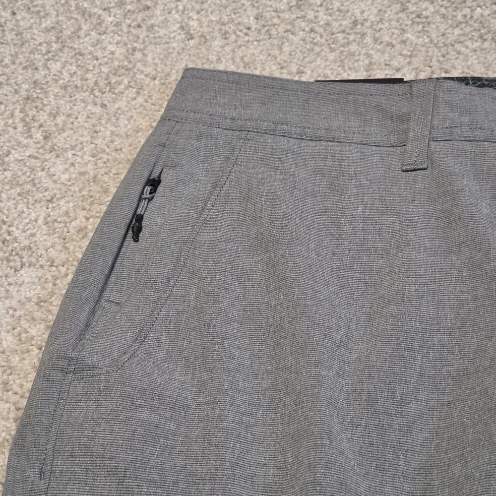 NWT 7 Diamonds Intertidal Performance Shorts Gray 4 Way Stretch Sz 31 10
